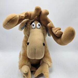 Vintage 1983 Coleco Seuss THIDWICK Big Hearted Moose Stuffed Plush Bingle 11"